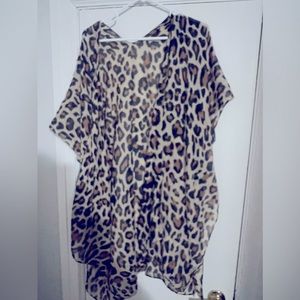 Leopard Ruana/Shawl